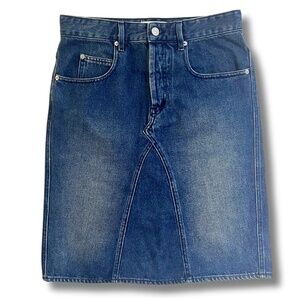 Isabel Marant Blue Denim Midi Skirt